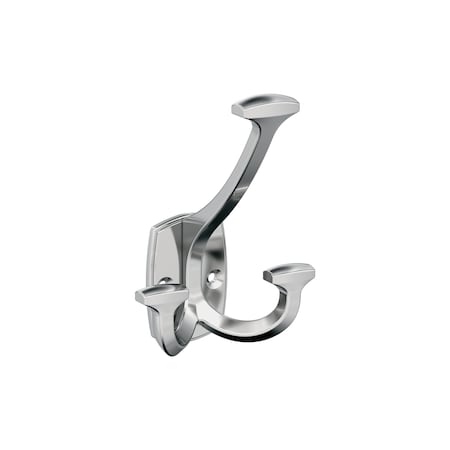 Amerock Vicinity Traditional Triple Prong Polished Chrome Wall Hook H3700426